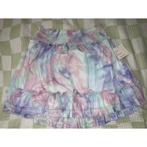 Passport Pastel Tie-Dye Skater Skirt